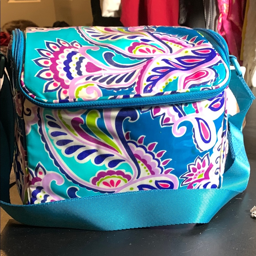 Vera Bradley Vinyl Insulated Lunch Bag/Box